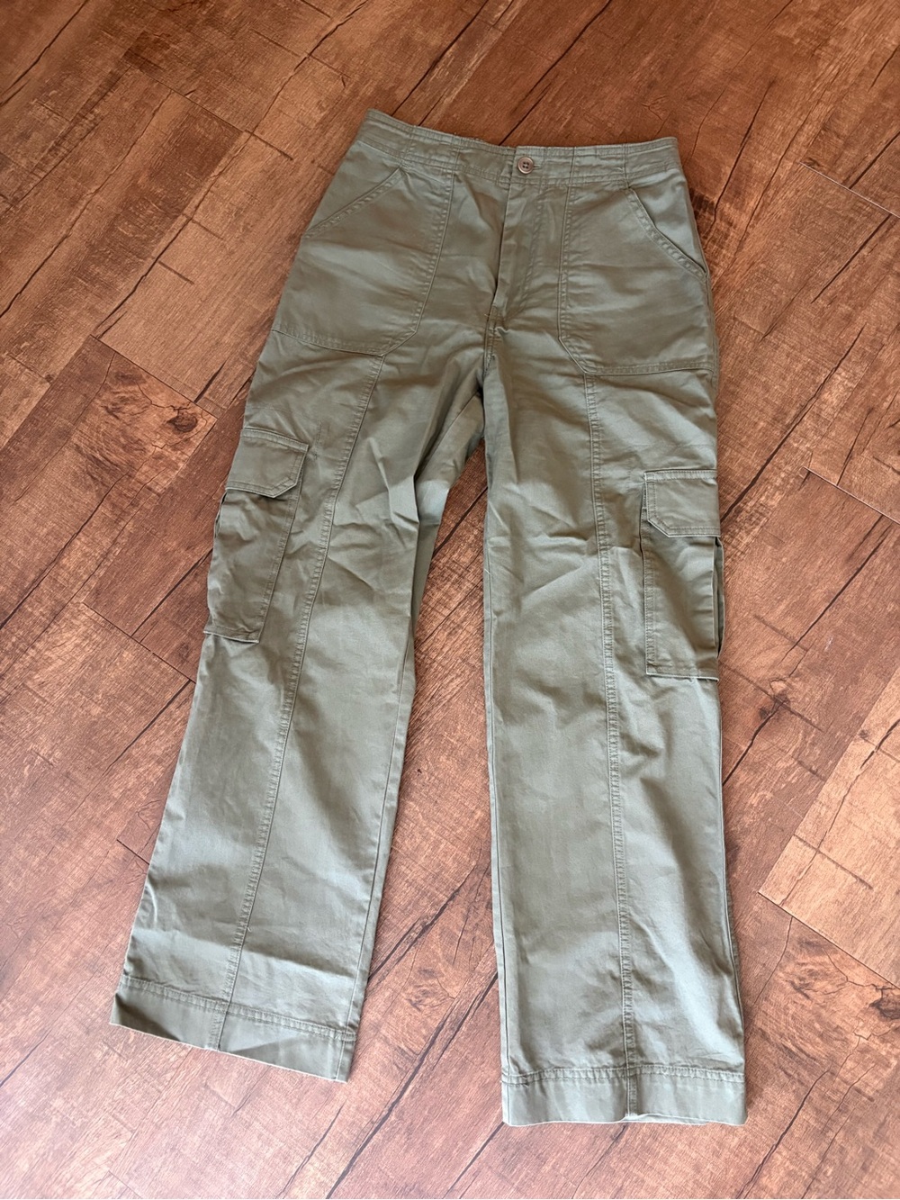 Abercrombie & Fitch Olive Green Women's Cargo Pants
